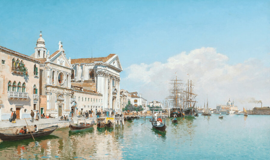La Chiesa Gesuati from the Canale della Giudecca, Venice