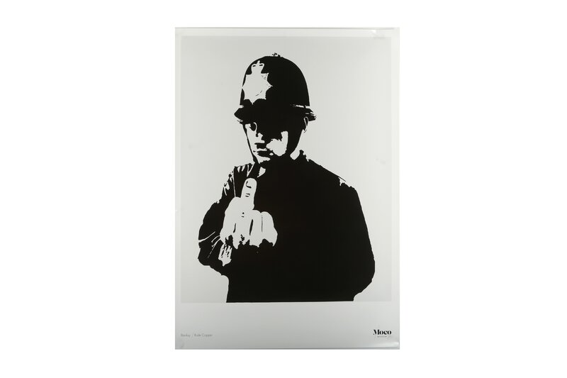 Banksy, ‘Rude Copper’, Posters, Official exhibition poster in original packaging, Chiswick Auctions