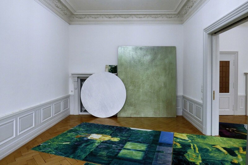 Paul Czerlitzki, ‘Fleshout | green’, 2017, Painting, Acrylic, acrylic gel, interference pigment, dust & varnish on canvas, Cultural Avenue