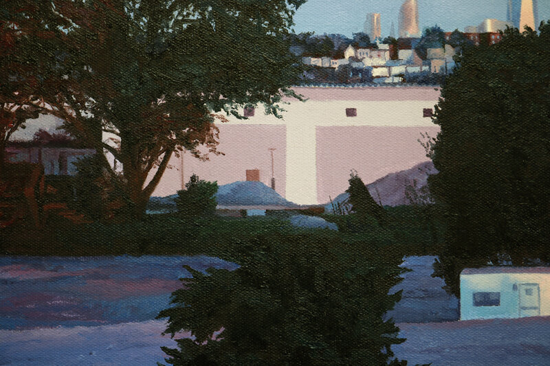 Matt Kenny, ‘Secaucus Sunset’, 2017, Painting, Oil on canvas, Halsey McKay Gallery