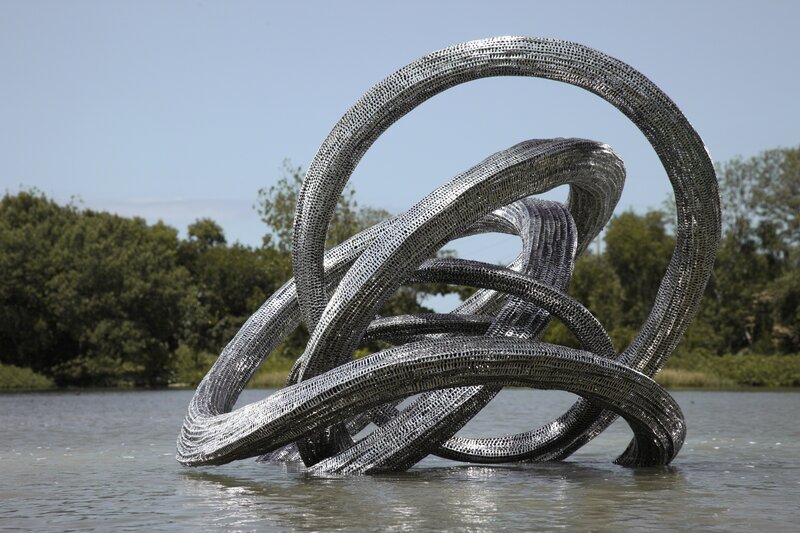 Liechennay, ‘Infinity’, 2015, Sculpture, Stainless steel, Villa del Arte Galleries