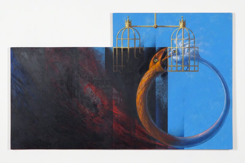 Vitaly Komar, ‘War and Peace’, 2010-2015, Painting, Tempera and oil on wood, Ronald Feldman Gallery