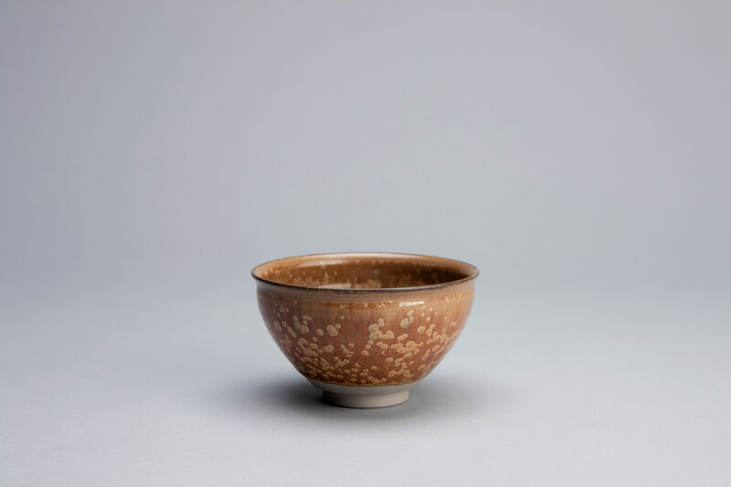 Miraku Kamei XV, ‘Tea bowl (chawan), "golden flower" (kinka) glaze’, N/A, Other, Stoneware, Pucker Gallery