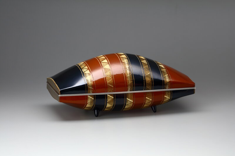 Tanaka Terukazu, ‘Stripe Patterned Box’, 1997, Design/Decorative Art, Copper, shakudo, and shibuichi, Onishi Gallery