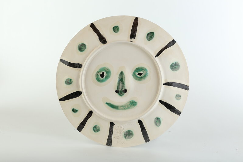 Pablo Picasso, ‘Original Pablo Picasso Dual Sided Ceramic AR 349, 350 "Face with Spots," "Mat Face"’, 1956, Sculpture, Ceramic, Modern Artifact