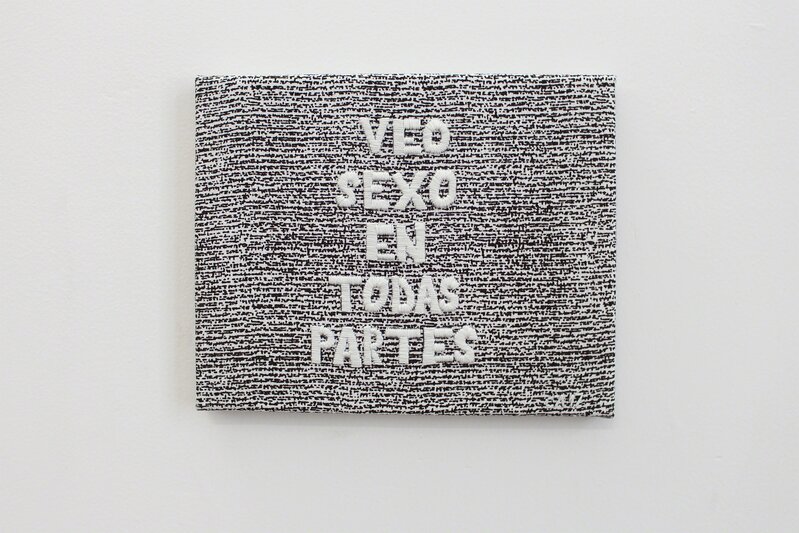 Carlos Castro Arias, ‘Veo sexo en todas partes’, 2017, Textile Arts, Embroidery, MARSO