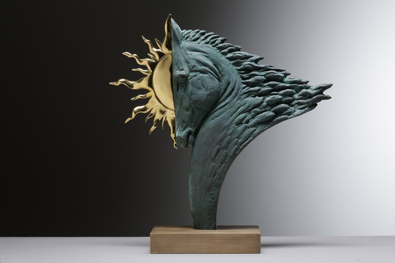 Volodymyr Tsisaryk, ‘Solar’, 2017, Sculpture, Bronze, gilding, Tuasho Gallery