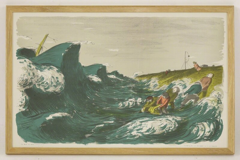 Edward Ardizzone, ‘The Shelter’, 1941, Print, Lithograph printed in colours, Sworders