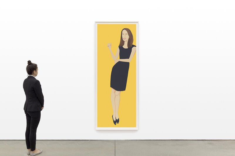 Alex Katz, ‘Black Dress 9 (Christy)’, 2015, Print, Silkscreen, Mary Ryan Gallery, Inc