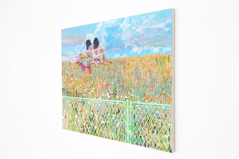 Naomi Okubo, ‘From Here to Somewhere.’, 2021, Painting, Acrylic on cotton cloth and panel, GALLERY MoMo