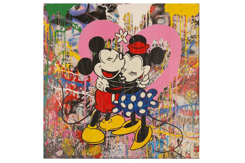Mr. Brainwash, ‘Mickey & Minnie’, 2015, Mixed Media, Mixed media, Chiswick Auctions