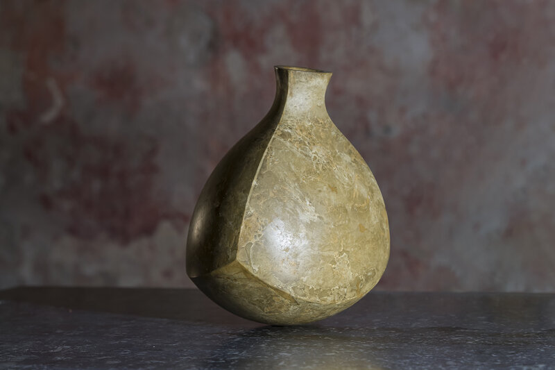 CHALK, ‘Pennard Hill Vase’, 2021, Design/Decorative Art, Gypsum plaster, pearl glue, hand-processed pigments, beeswax and poppyseed oil, Craft Scotland