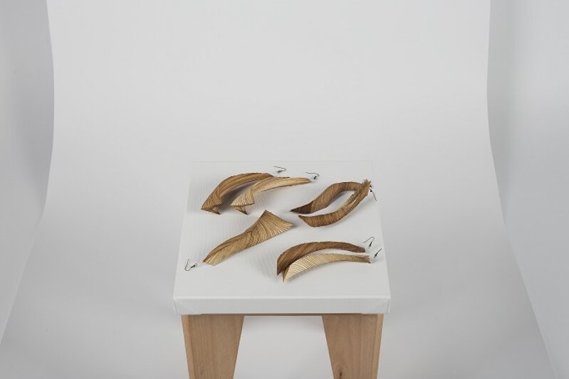 Bahar Al Bahar, ‘Venear’, 2015, Fashion Design and Wearable Art, Laser-cut hand-assembled wood veneer, 1971 - Design Space 