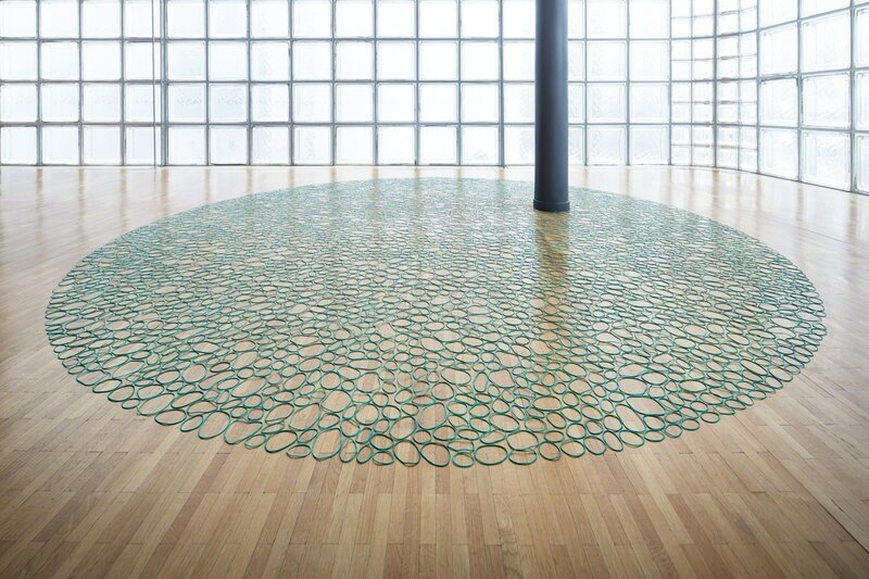 Ignacio Uriarte, ‘Rubber Band Carpet’, 2015, Installation, Rubber bands, 空白空间 WHITE SPACE