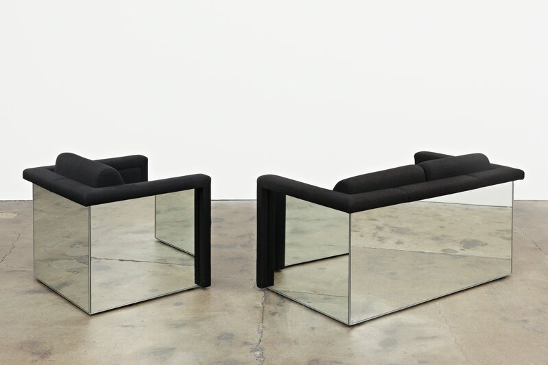Trix + Robert Haussmann, ‘‘Lounge Seating’’, 1988, Sculpture, Mirrored sofa and chairs, Tanya Leighton