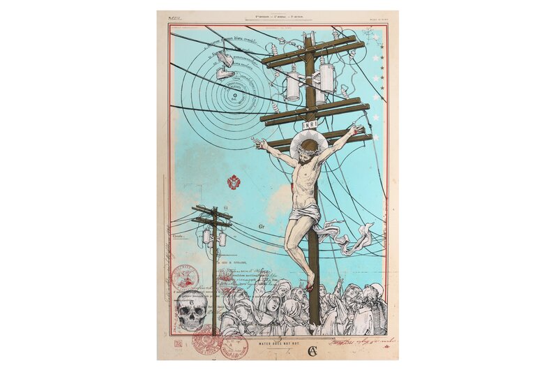 Ravi Zupa, ‘Word is Bond’, 2012, Print, Seven colour screenprint on Magnani Pescia 300 gsm paper, Chiswick Auctions