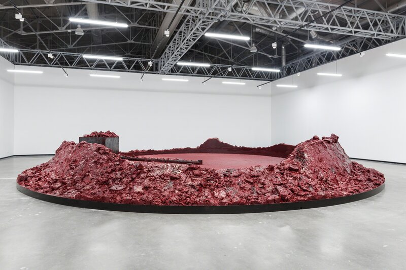 Anish Kapoor, ‘My Red Homeland’, 2003, Sculpture, Wax and oil-based paint, steel arm and motor, The Jewish Museum & Tolerance Center