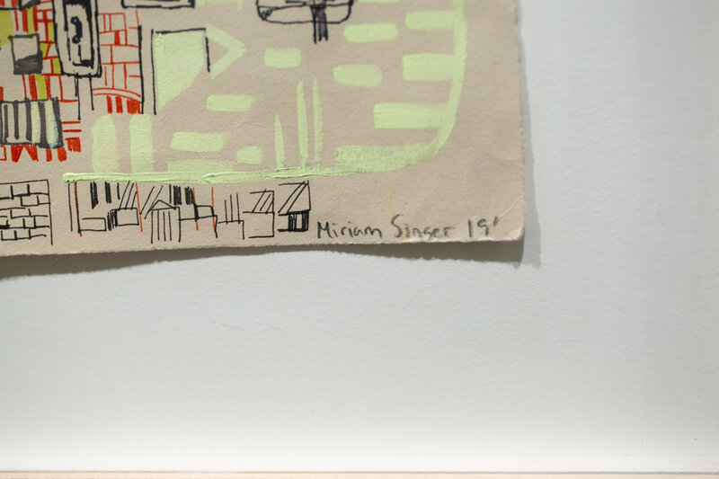 Miriam Singer, ‘Fairmount Route 3’, 2019, Drawing, Collage or other Work on Paper, Pencil, marker, monoprint, watercolor on paper, Paradigm Gallery + Studio