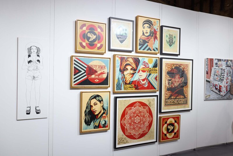 Shepard Fairey, ‘Lenin Stamp’, 2018, Mixed Media, Silkscreen and mixed media collage on paper (HPM), Jonathan LeVine Projects