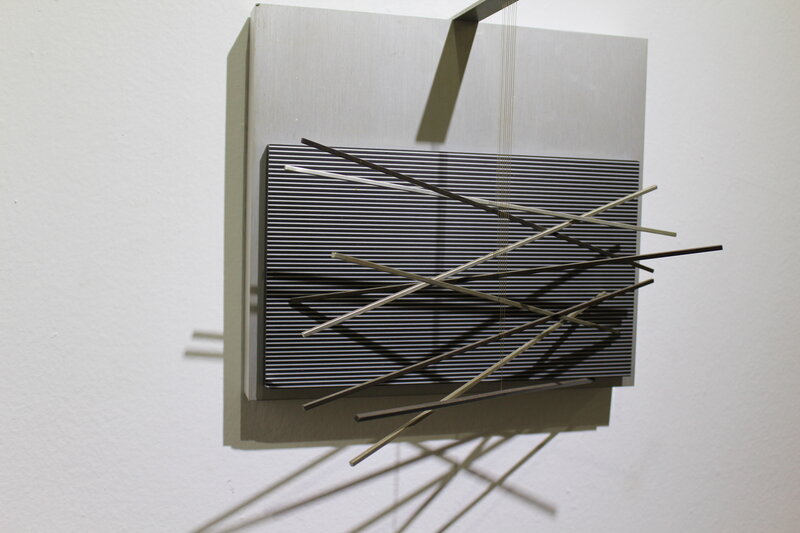 Jesús Rafael Soto, ‘vibrations Metalliques’, 1969, Mixed Media, Mixed Media, Hal Katzen Gallery