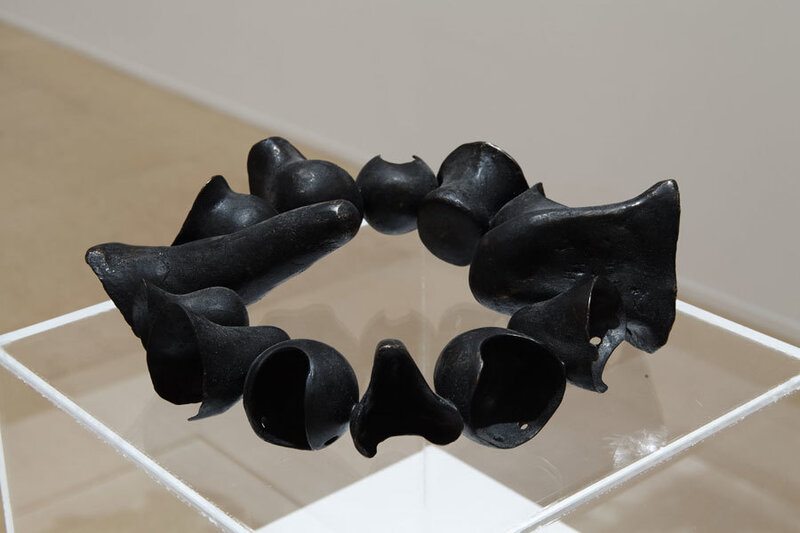 Juan Luis Moraza, ‘Inspiración, expiración, conspiración (crowns'n crowds)’, 2014, Sculpture, Bronze, Espacio Mínimo