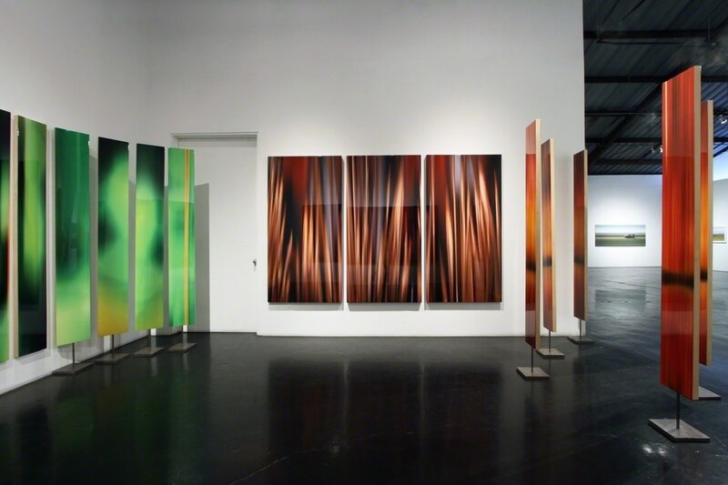 Michel Tabori, ‘Through the Redwoods #1, #2 & #3, 2018, Triptych’, 2018, Painting, Oil, acrylic, resin, canvas on 4 maple panels, William Turner Gallery