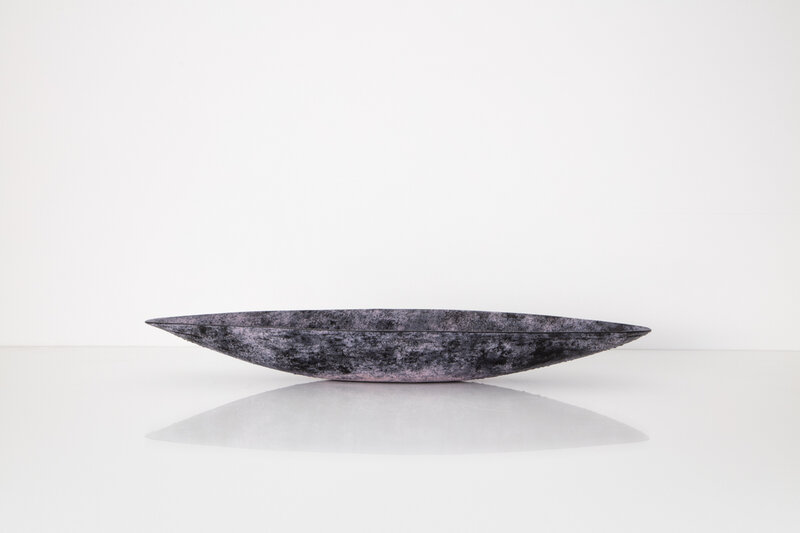 Kathy Erteman, ‘Pink and Black Boat Vessel,’, 2020, Design/Decorative Art, Stoneware, Hostler Burrows