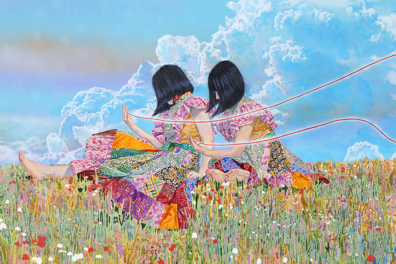 Naomi Okubo, ‘From Here to Somewhere.’, 2021, Painting, Acrylic on cotton cloth and panel, GALLERY MoMo
