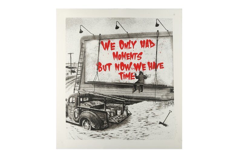 Mr. Brainwash, ‘We only had moments but now we have time’, 2020, Print, Screenprint, Chiswick Auctions
