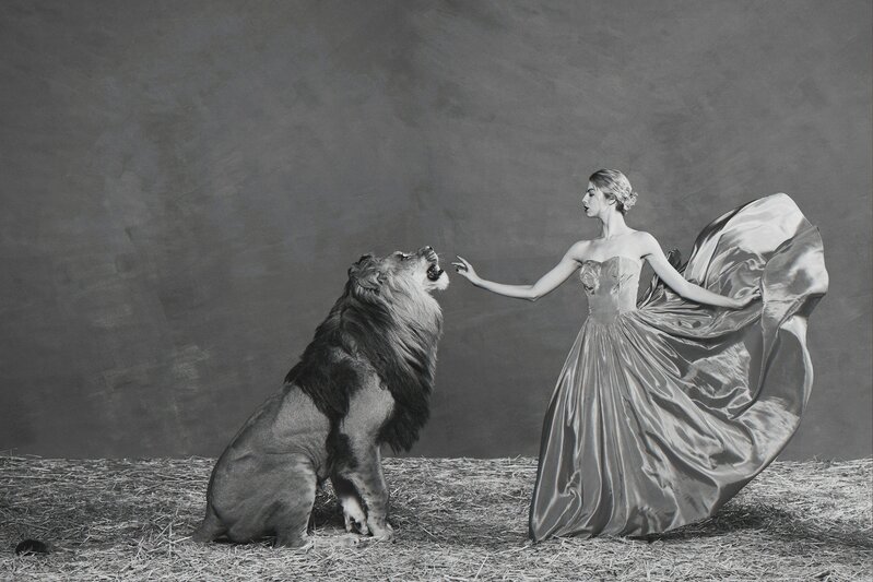 Tyler Shields, ‘The Lion Queen’, 2018, Photography, C-Type Photographic Print, Imitate Modern
