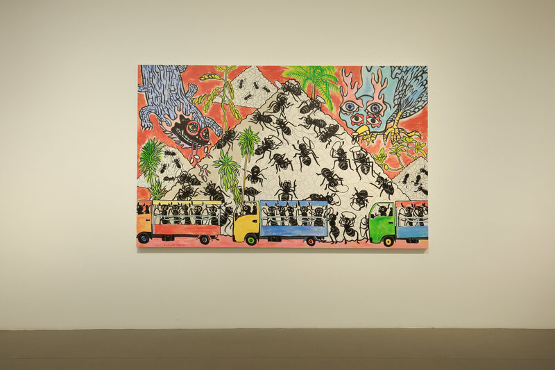 Nobuaki Takekawa, ‘Demolition of Rice Pyramid’, 2020, Painting, Acrylic on canvas, Ota Fine Arts