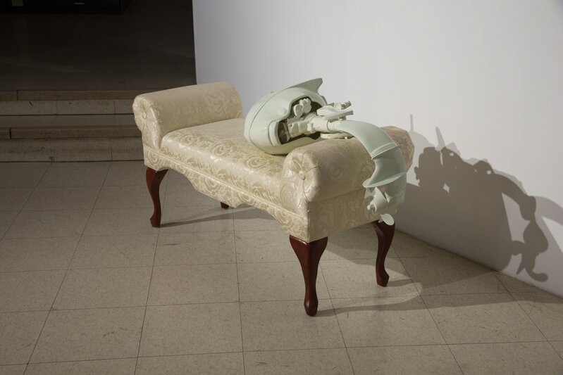 Clint Neufeld, ‘Sad Sea Horse’, 2011, Sculpture, Ceramic, wood and cloth, Art Mûr