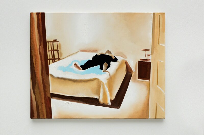 Wilhelm Sasnal, ‘Untitled (Father in a Bed)’, 2015, Painting, Oil on canvas, Hakgojae Gallery