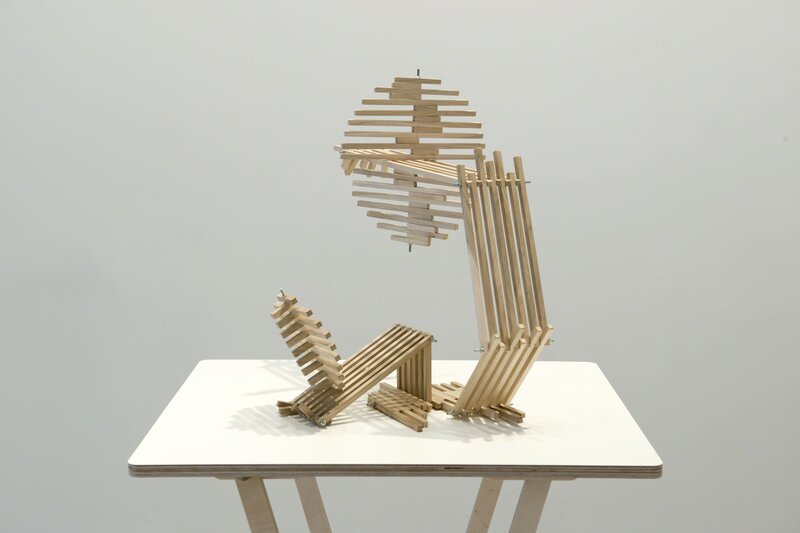 Tobias Putrih, ‘DEATH OF TARELKIN / model VI’, 2012, Wood, Galerie Greta Meert