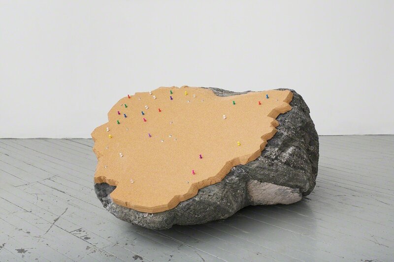Paul Ramírez Jonas, ‘Publish IX’, 2010, Sculpture, Cork, pushpins and vulcanic rock, Nara Roesler