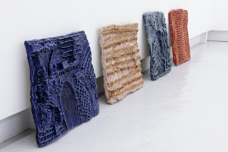 Pernille Pontoppidan Pedersen, ‘Tablet green/blue’, 2018, Sculpture, Glazed ceramics, Galerie Maria Lund