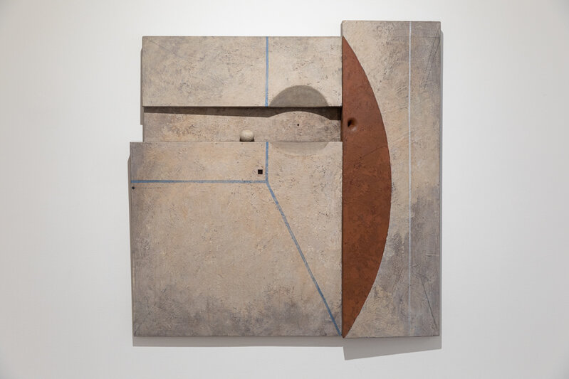 Marcelo Bonevardi, ‘Immured’, 1969, Painting, Acrylic on textured substrate on wood construction, painted wood element, Leon Tovar Gallery