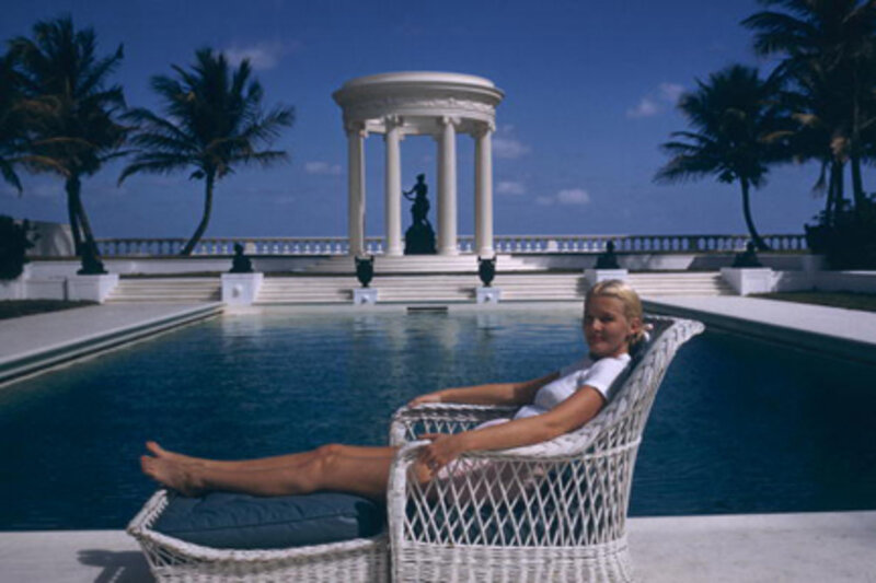 Slim Aarons, ‘C.Z.Guest, Villa Artemis, Palm Beach, 1955 ’, 1955, Photography, C-Print, Staley-Wise Gallery