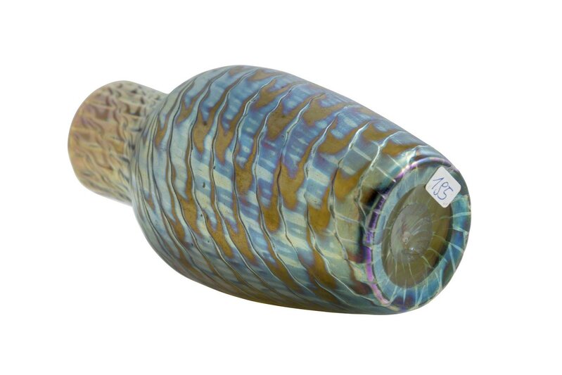 Loetz, ‘Highly iridescent Loetz vase ca. 1898 Phenomen Gre 7734’, ca. 1898, Design/Decorative Art, Glass, Kunsthandel Kolhammer