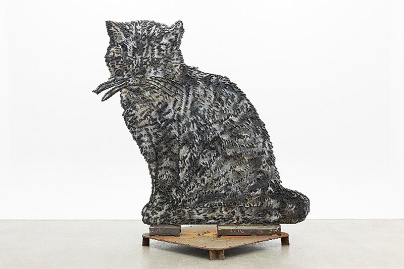 Kiki Smith, ‘Sitting Cat (Guardians)’, 2021, Sculpture, Bronze, Pace Gallery
