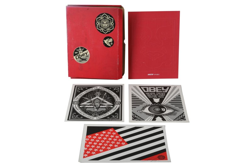 Shepard Fairey, ‘Arkitip Issue No.0051 including three individual prints’, 2010, Print, Chiswick Auctions