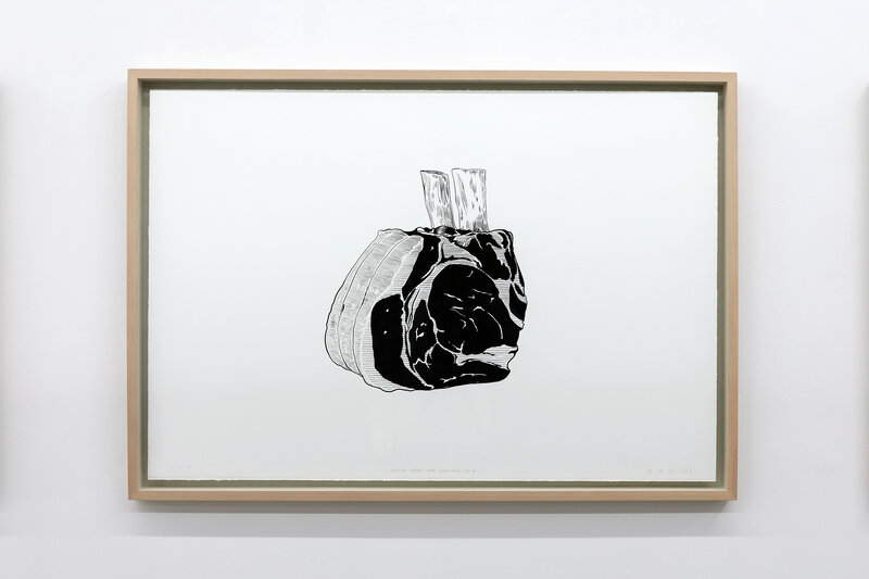 Youngjae Kim, ‘Fresh meat for Sculptors no.4’, 2021, Print, Ink on paper, Silkscreen, 021gallery