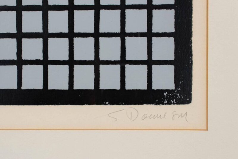 Seena Donneson, ‘Herald, Abstract Geometric Modern Print’, 20th Century, Print, Paper, Screen Print, Lions Gallery