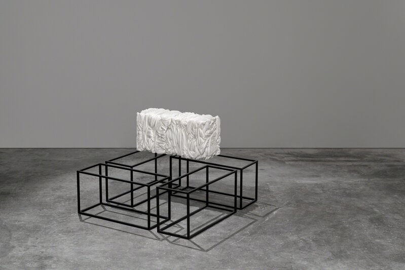 Alex Seton, ‘Warp & Werf 01’, 2018, Sculpture, Statuario marble and powder-coated stainless steel, Sullivan+Strumpf