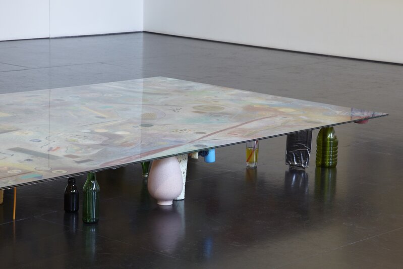 Samara Scott, ‘Aquarelle Gastebuch I’, 2014, Sculpture, Glass, silicon, eyeshadow, mixed media, Ermes-Ermes