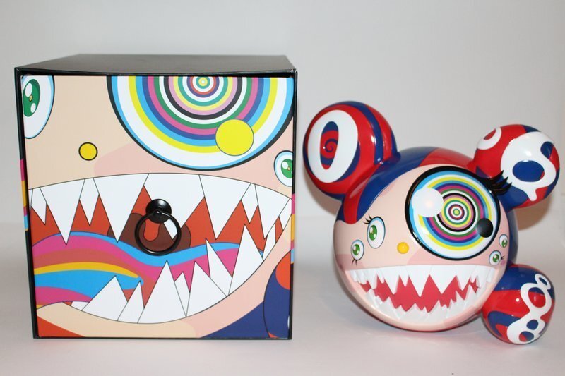 Takashi Murakami, ‘Mr DOB Figure By BAIT x SWITCH Collectibles - Original’, 2016, Sculpture, Painted cast vinyl, Lougher Contemporary Gallery Auction