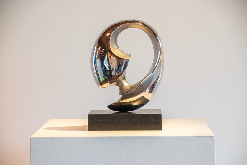 Cornelia Kubler Kavanagh, ‘Wave Form I’, 2013, Sculpture, Stainless steel on granite base, ARC Fine Art LLC