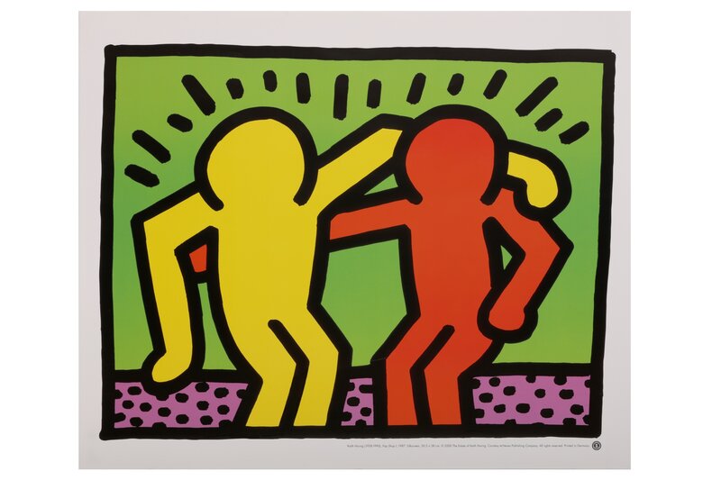 Keith Haring, ‘Best buddies’, 1987, Print, Silkscreen, Chiswick Auctions