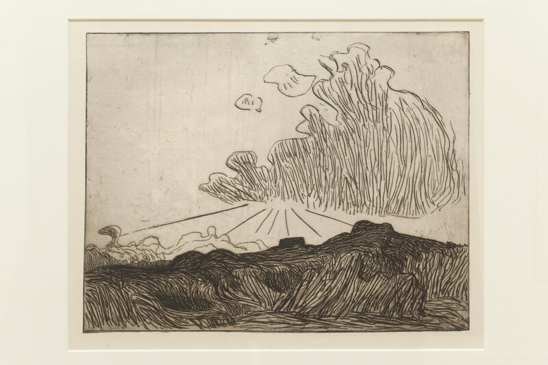 Roderic O'Conor, ‘Effet De Soleil Dans Un Nuage (Sunlight through A Cloud)’, 1893, Print, Etching, Indianapolis Museum of Art at Newfields