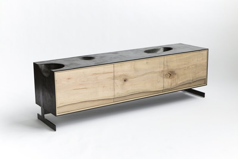 Patrick Weder, ‘Forms Collection : Outside In Credenza’, Concrete, Maple, Lacquer + Steel, FAIR Design